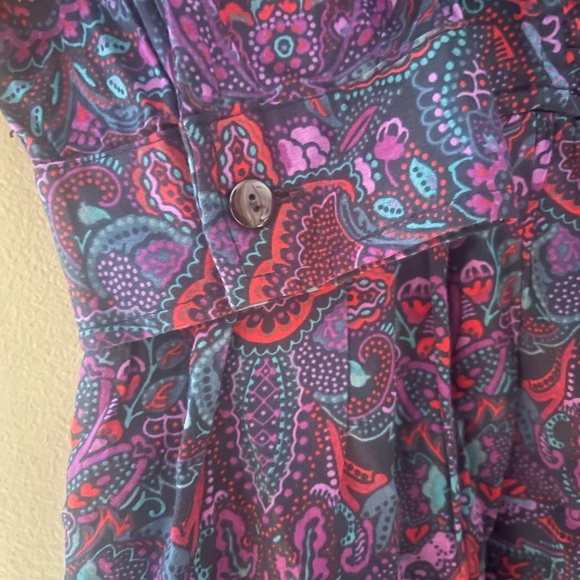 Betelgeuse Paisley Shirt Dress - Size S - Picture 5 of 7